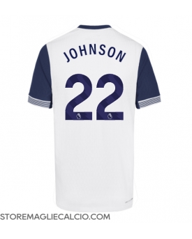 Tottenham Hotspur Brennan Johnson #22 Maglia Gara Casa Repliche 2024-25